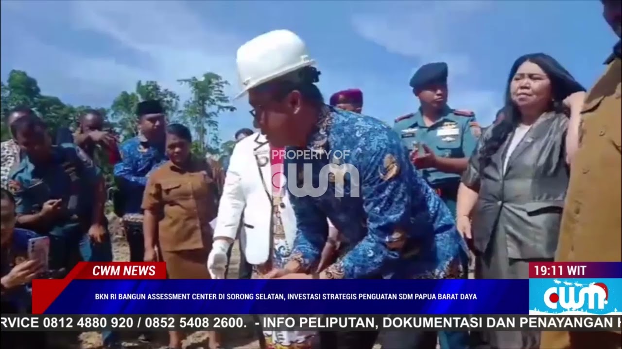 BKN RI BANGUN ASSESSMENT CENTER DI SORSEL, INVESTASI STRATEGIS PENGUATAN SDM PAPUA BARAT DAYA