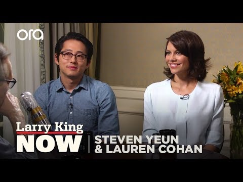 The Walking Dead's Steven Yeun and Lauren Cohan Open Up On Filming Sex Scenes