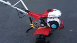 YANMAR 4.8馬力 耕運機 MT502 前進2速/後進1速 使ってみました - YouTube