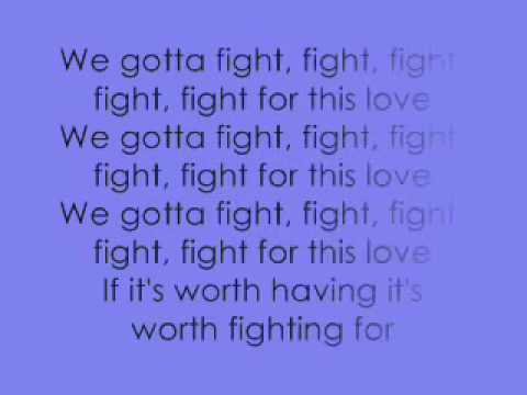 Cheryl Cole - Fight For This Love -Lyrics