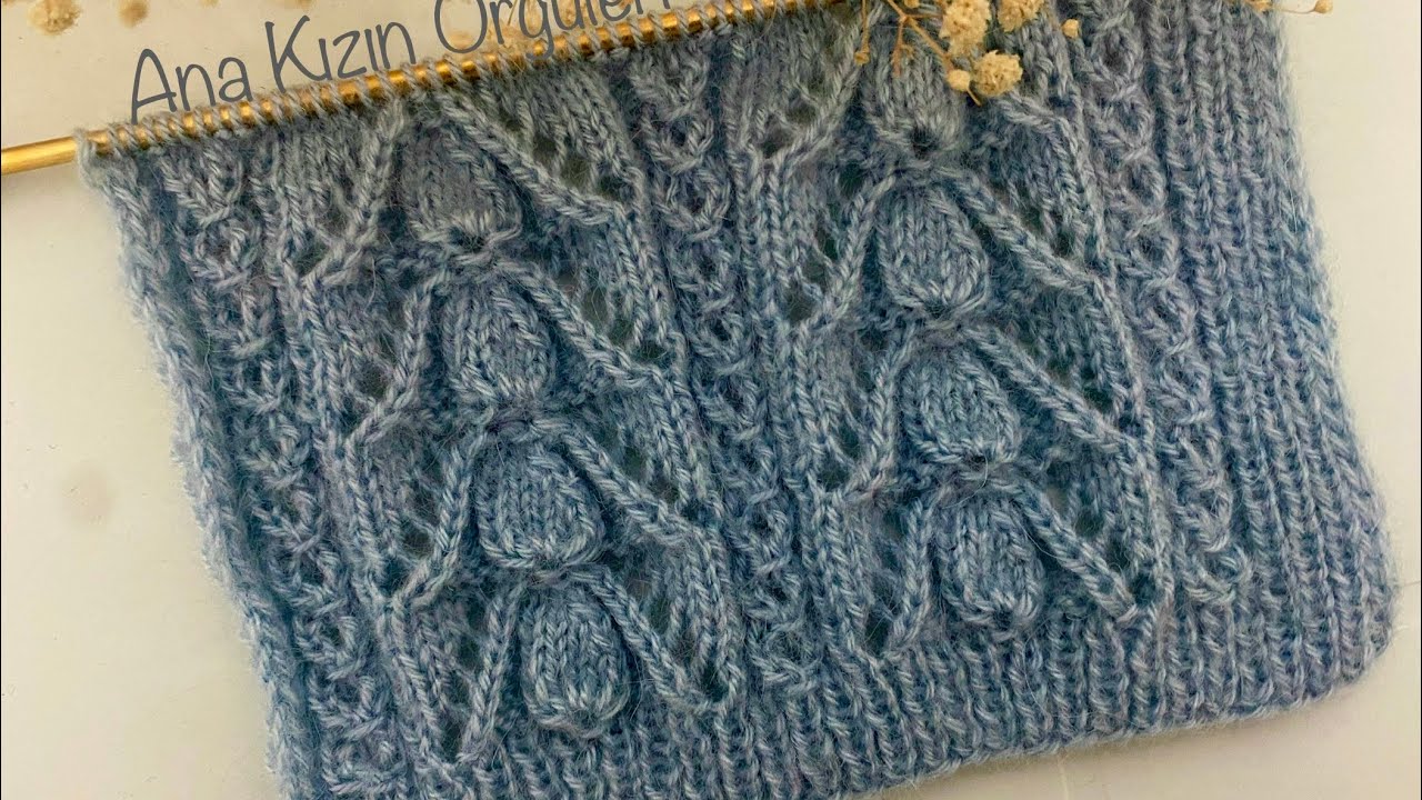 HERKESİN ARADIĞI KULAKLI BADEM ÖRGÜ İLE ÇEYİZLİK YELEK YAPIMI