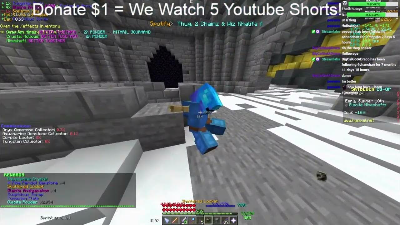 I JUST DROPPED SHATTERED LOCKET ON MY FIRST SKELETON KEY Hypixel