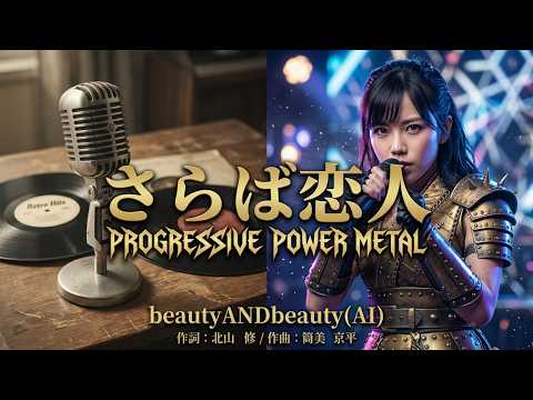 [Prog] Showa Kayo [Farewell My Love] (Masaaki Sakai) (Prog Power Metal Cover) - AI singer beautyA...