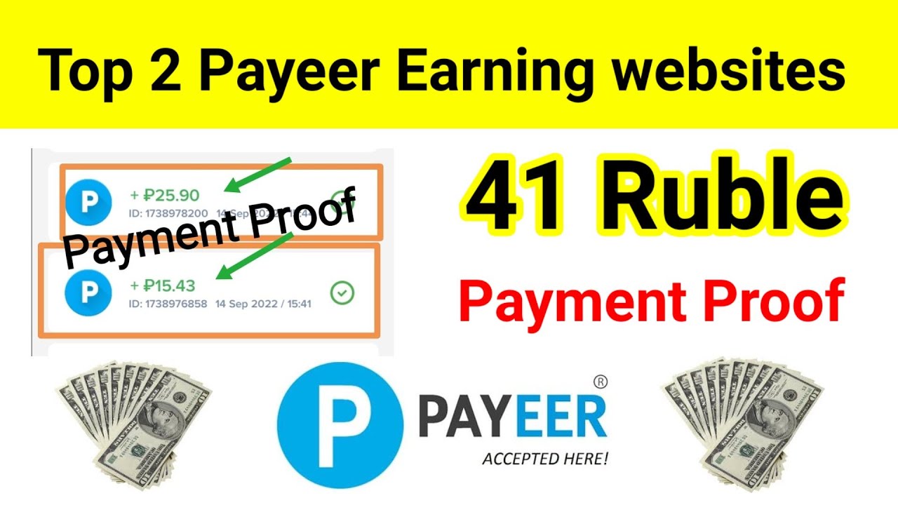 Top 2 Payeer Earning Sites | Ruble Earning Sites Today | Best Payeer Earning Sites