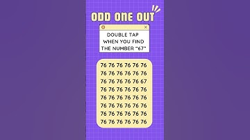 Find the Odd Number | LIKE, SUBSCRIBE, and COMMENT your answer #quiz #math #maths #shorts #trending