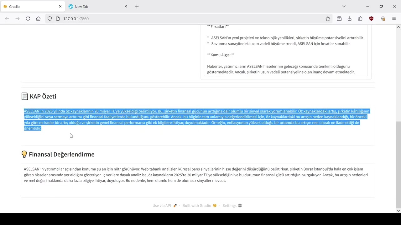 SENG 472  Course Student Project Demo: AI Bot for Finance Assistance   Section1 Team1