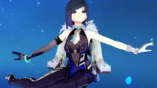 Better than Alpha? Yelan MMD "Pure Camera" Render for Keying 5mins work screenshot 4