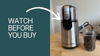Coffee Lover's Demo &amp; Review of KitchenAid Coffee Grinder | KitchenAid