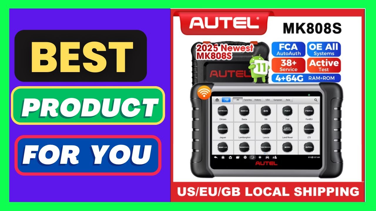 Autel MK808S Car Diagnostic Tool Automotive Code