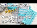 【かぎ針編み】分厚い!サーマルステッチでエコたわし【おしゃべり作業動画】