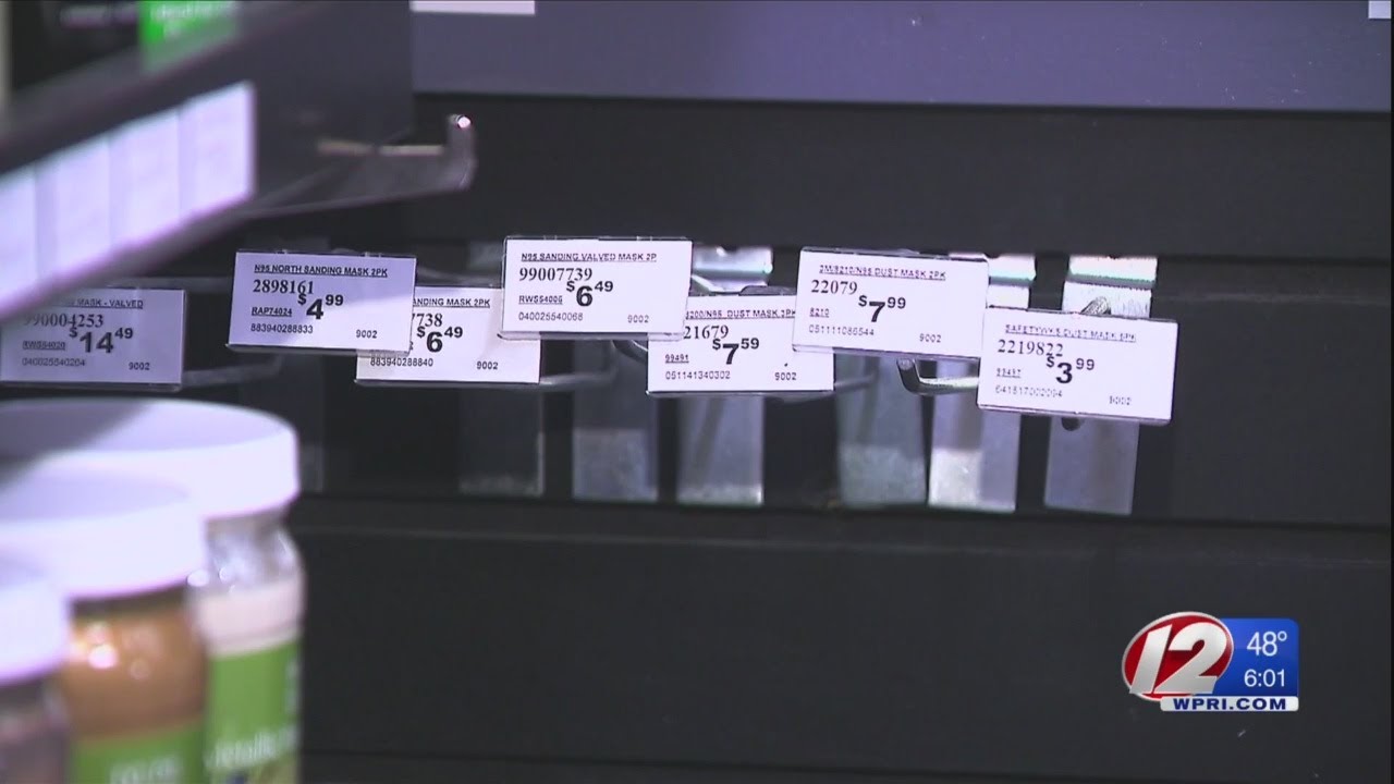 RI hardware store sells out of face masks amid coronavirus concerns