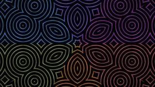 Deep Focus Flow: Colorful Dynamic Symmetry for Work and Study [4K]