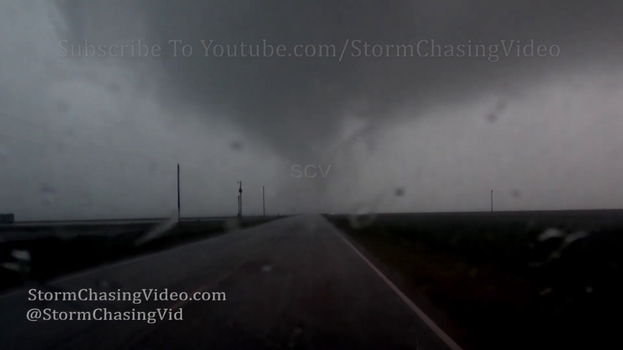 Tornado Crosses In Front Of Camera On US385 Sheridan Lake, CO