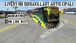 NOSTALGIA !! LIVERY BUSSID HD SINDANG LAUT MP CIPALI VIA MEDIAFIRE !! screenshot 4