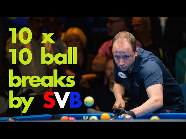 10x Amazing 10 Ball breaks by Shane Van Boening class=