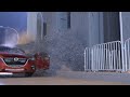 Water Explodes through car door scene file
