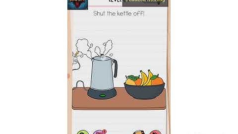 Brain Test All Star IQ Boost Level 64 Shut The Kettle Off . Walkthrough