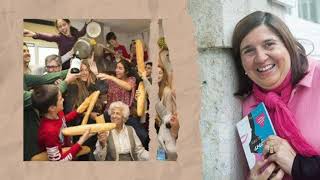 Rosa Pich Aguilera visita la casa de Alianza
