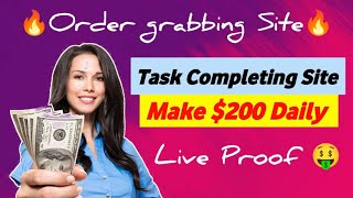 USDT Order grabbing Website 2024 | USDT Earning website 2024 | Task Completing Site | Live Proof