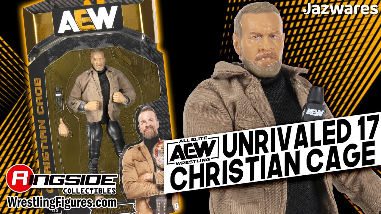 AEW Figure Insider: Christian Cage - Jazwares AEW Unrivaled 17 Wrestling Action Figure!