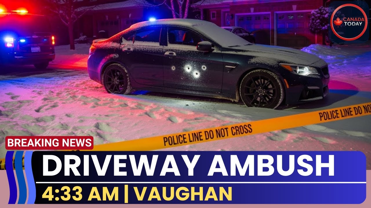 Vaughan Driveway Shooting: Masked Gunmen Caught on Camera