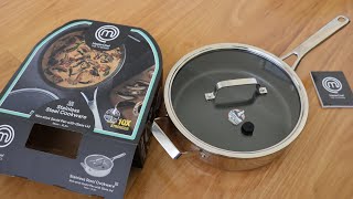 MasterChef | Non-stick Saute Pan with Glass Lid | Unboxing