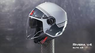 Caberg RIVIERA V4 ELITE Jet Helmet - YouTube