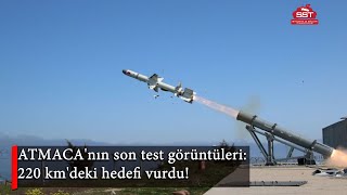 Atmaca Son Test Atışında 220 Kmdeki Hedefi Vurdu