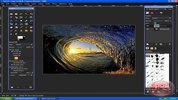 GIMP TUTORIAL - How to make a transparent text background