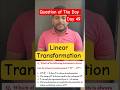 Linear Transformation | Linear Algebra | CSIR NET &amp; GATE Mathematics | IFAS