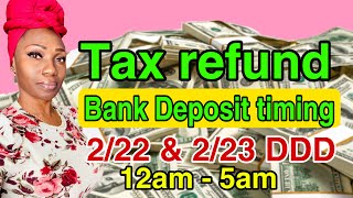 Tax refund 2023 update| Bank deposit timing Chime, Cash app, Emerald, Wellsfargo,Navy Federal, etc…