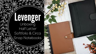 Half Letter Discbound Notebooks from Levenger | Softfolio & Circa Snap
