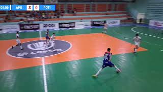 Gols da etapa de futsal de base em Apodi