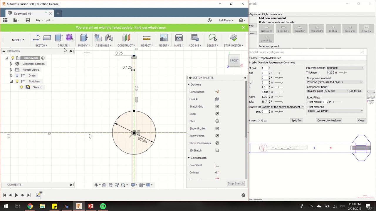 Fin Alignment Jig Drawing Tutorial YouTube