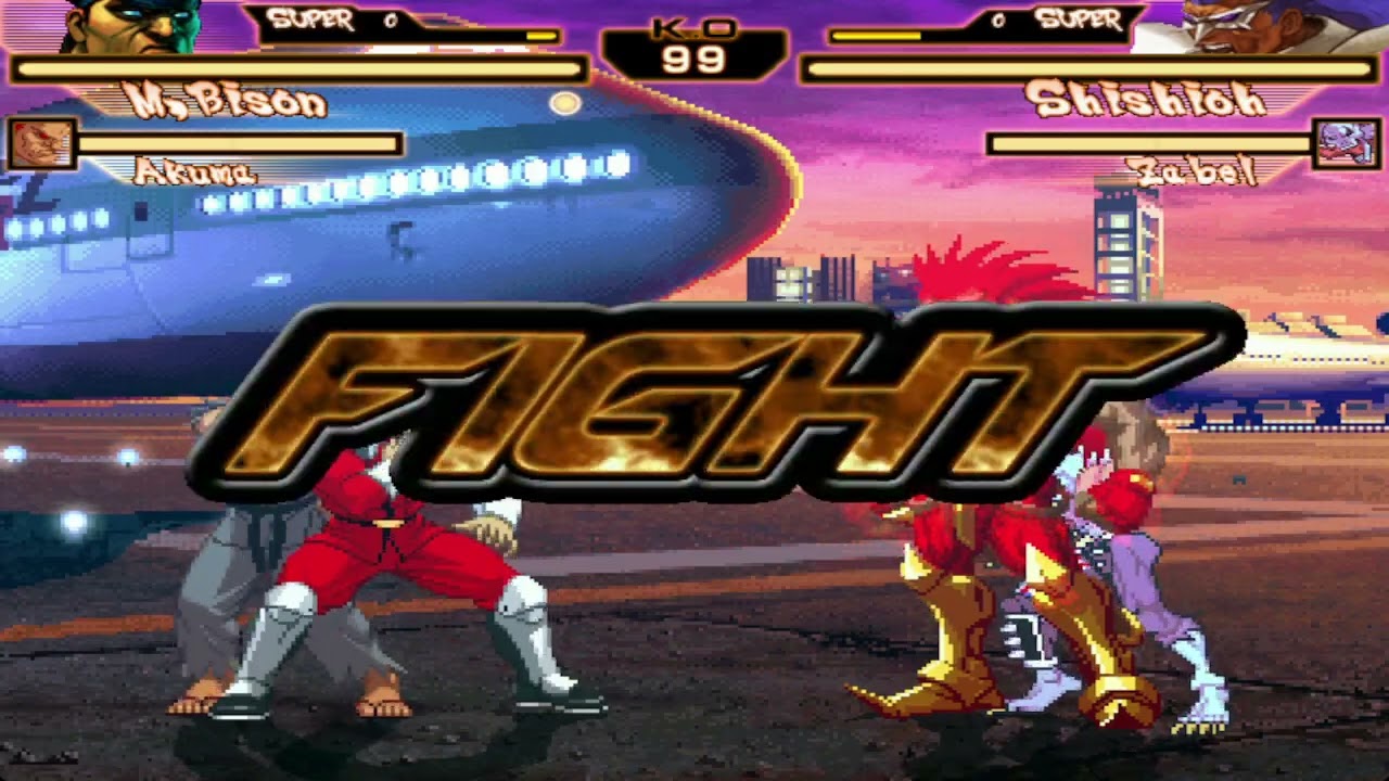 CAPCOM VS. SNK: TAG TEAM 3.0- M. BISON & AKUMA VS. SHISHIOH & ZABEL 3-5-26 #gaming #mugen