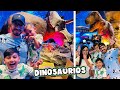 COMIMOS CON DINOSAURIOS | MAMA PIERDE SU CELULAR | Family Juega