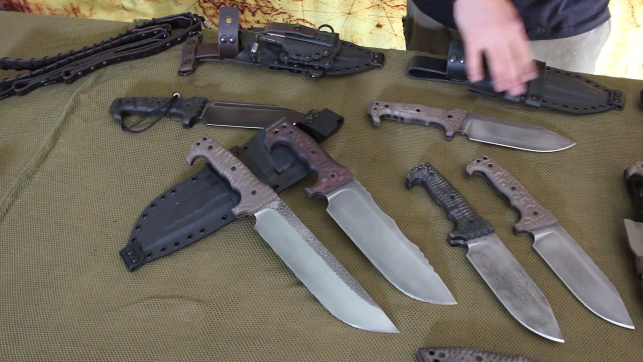 Miller Bros. Blades - Large Knives going to Blade Show 2017 - YouTube