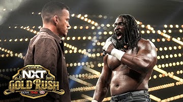 Oba Femi sends a frightening message to NXT Champion Ricky Saints: NXT Gold Rush 2025 highlights