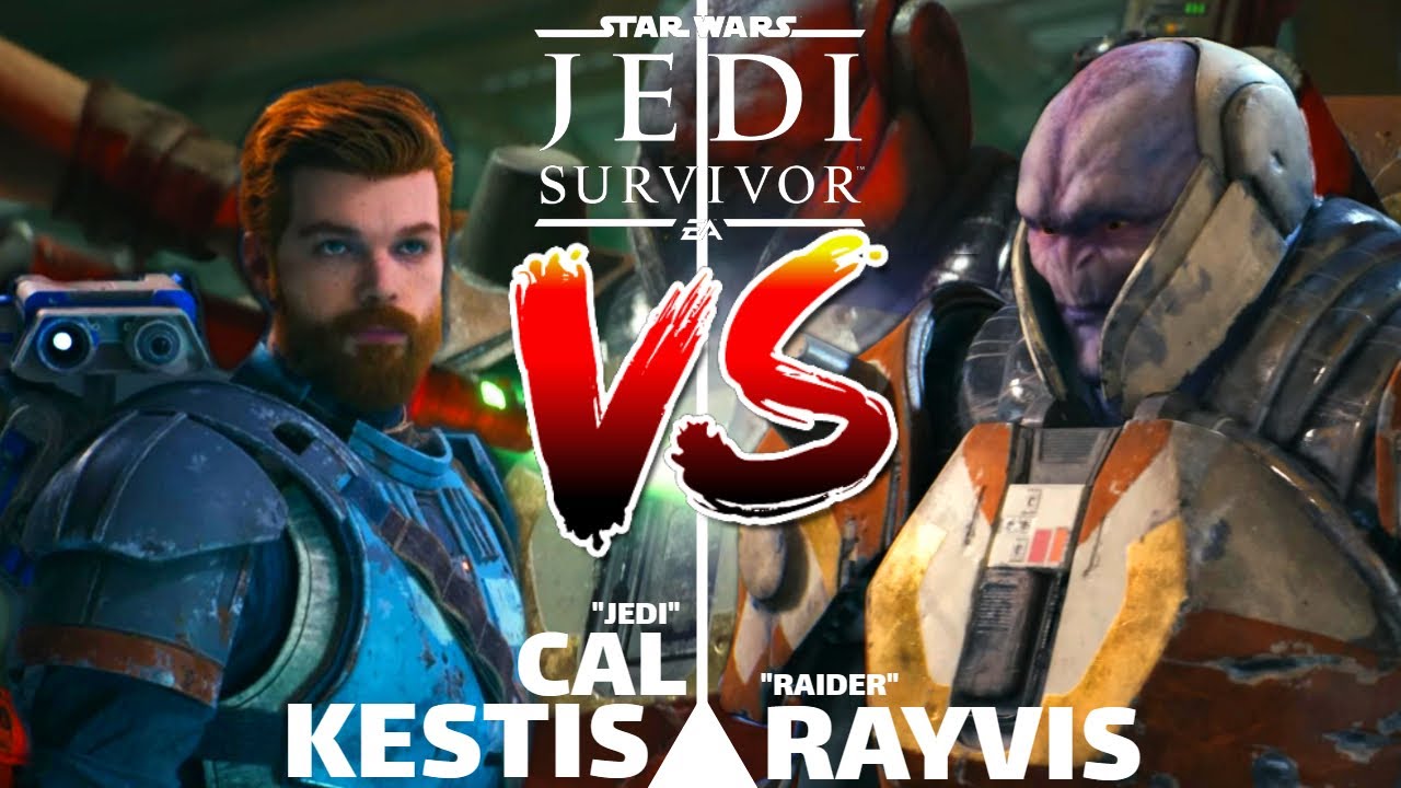 Cal Kestis VS Rayvis FIGHT SCENES 4K (2023) Star Wars Jedi Survivor