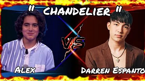 " Chandelier " Darren Espanto VS Alex | Music Battle