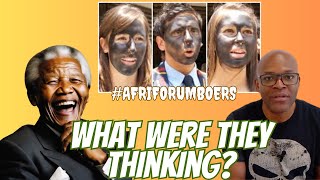 What Were They Thinking ???  | AfriForum Black Face Painting (MisterJaayReactz)