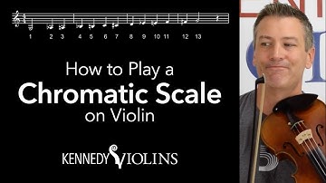How to Play a Chromatic Scale on Violin
