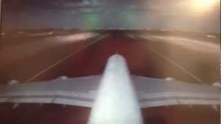 Emirates A380 Tail Camera Take Off from Dubai International Airport