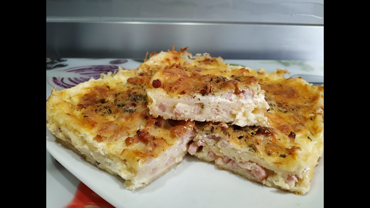 PASTEL DE QUESO Y BEICON CON PAN DE MOLDE EN MAMBO!!!!