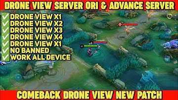 COMEBACK!! DRONE VIEW MLBB PATCH TERBARU || X1-X5 || Work all Device!!