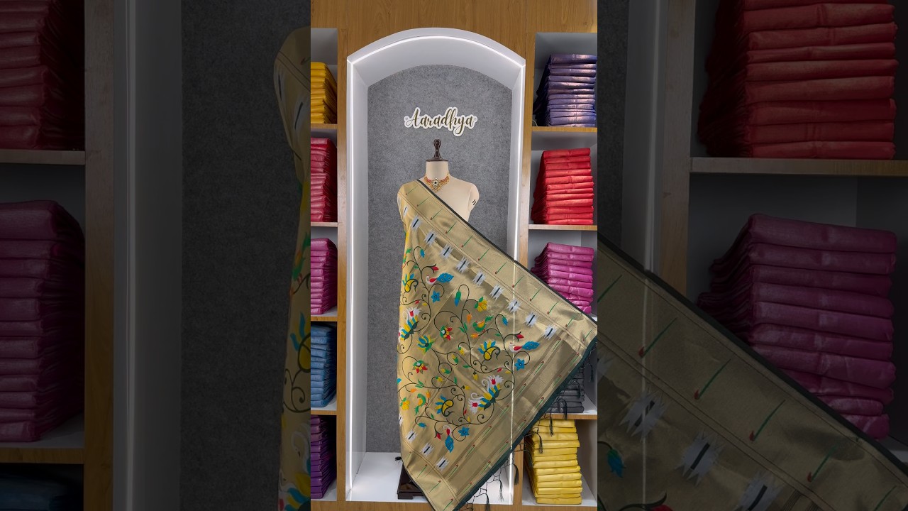 Paithani Soft Silk Rajhans Jaal Dupatta