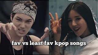 My Favorite vs Least Favorite K-Pop Songs