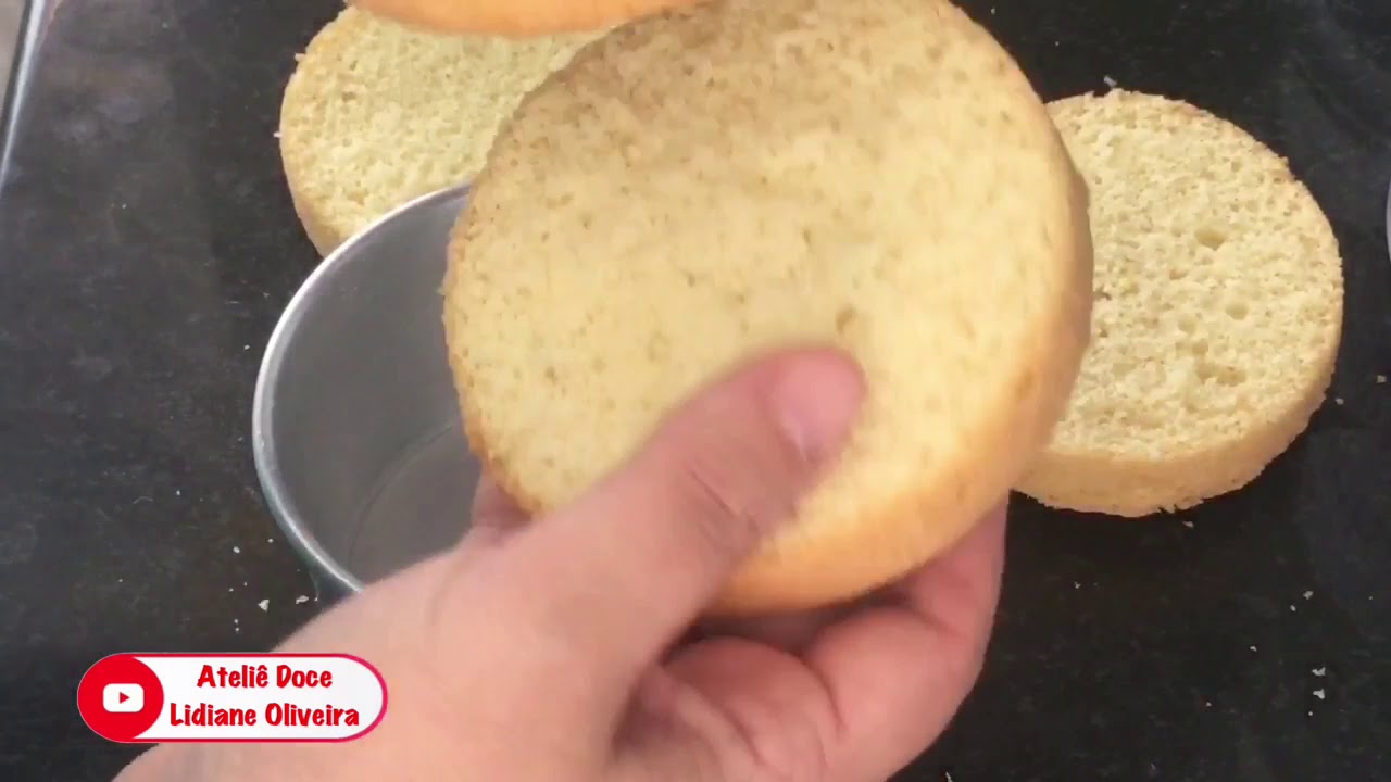 Receita massa mini bolo + prensagem