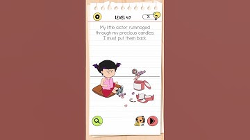 brain test 4 level 47#braintestsolution #youtubeshorts #trendingshorts #viralvideo