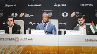Евгений Суров о том, как проходят пресс-конференции на матче Карлсен - Непомнящий
